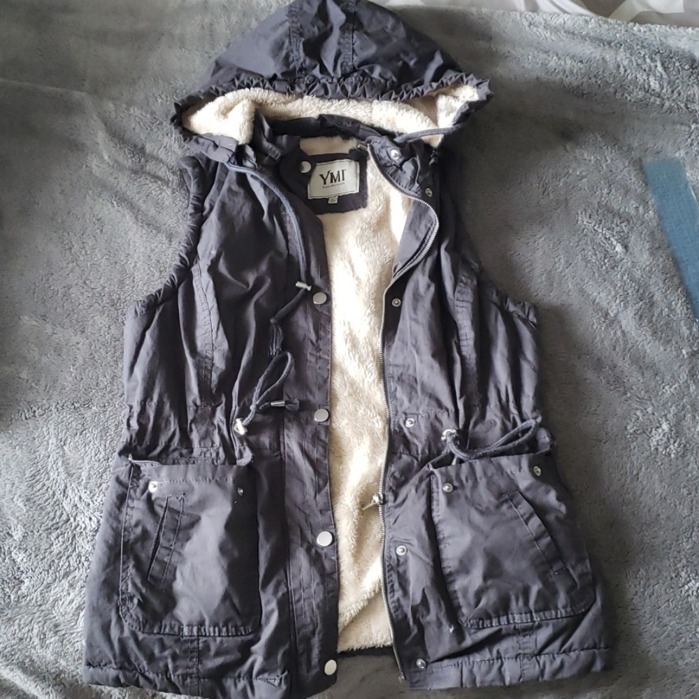 Fuzzy Lined Vest